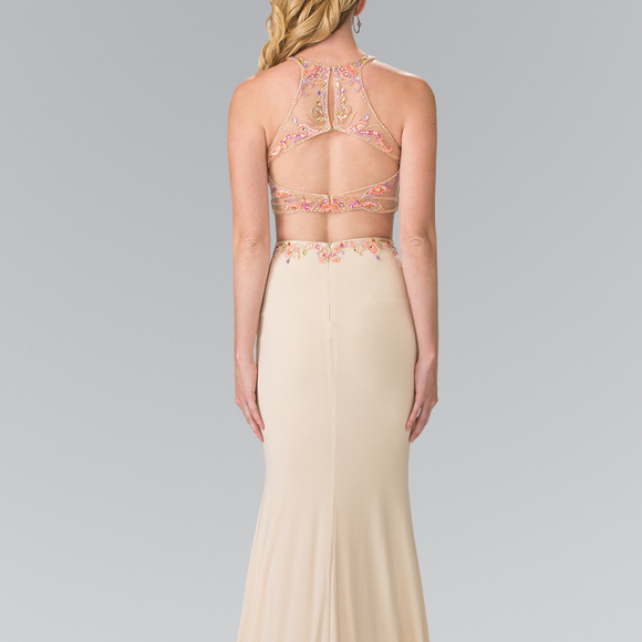 Prom Dress with Cut-Out Back BAEDED GL2277 - Picture 2 of 4